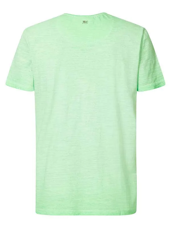 Men TShirts Petrol Industries Marl TShirt Green Gecko