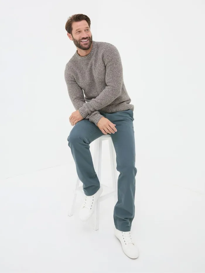 Men Trousers and Chinos Fat Face Blue Modern Coastal Chinos