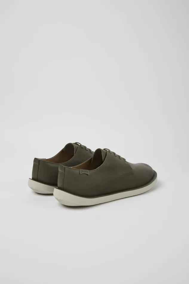 Men Wagon Green Leather Shoes Camper Casual Shoes Men Wagon Green Leather Shoes Camper Casual Shoes