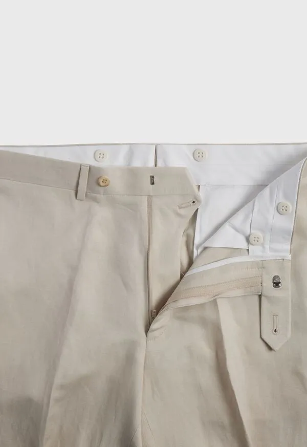 Mens Dress Pants Paulstuart Linen and Silk James Dress Trouser Silver