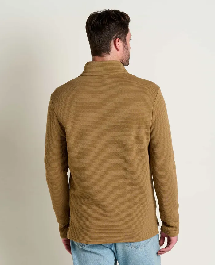 Moonwake 14 Zip Pullover Honey Brown Jackets and Layers ToadandCo Men8217s