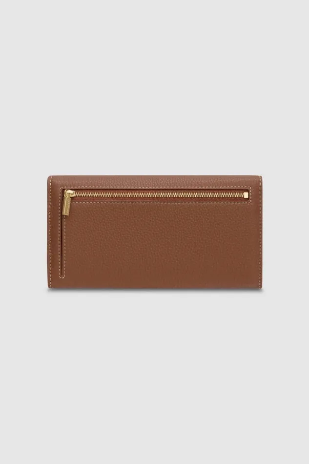 Oroton Margot Wallet and Pouch Whiskey Women Wallets