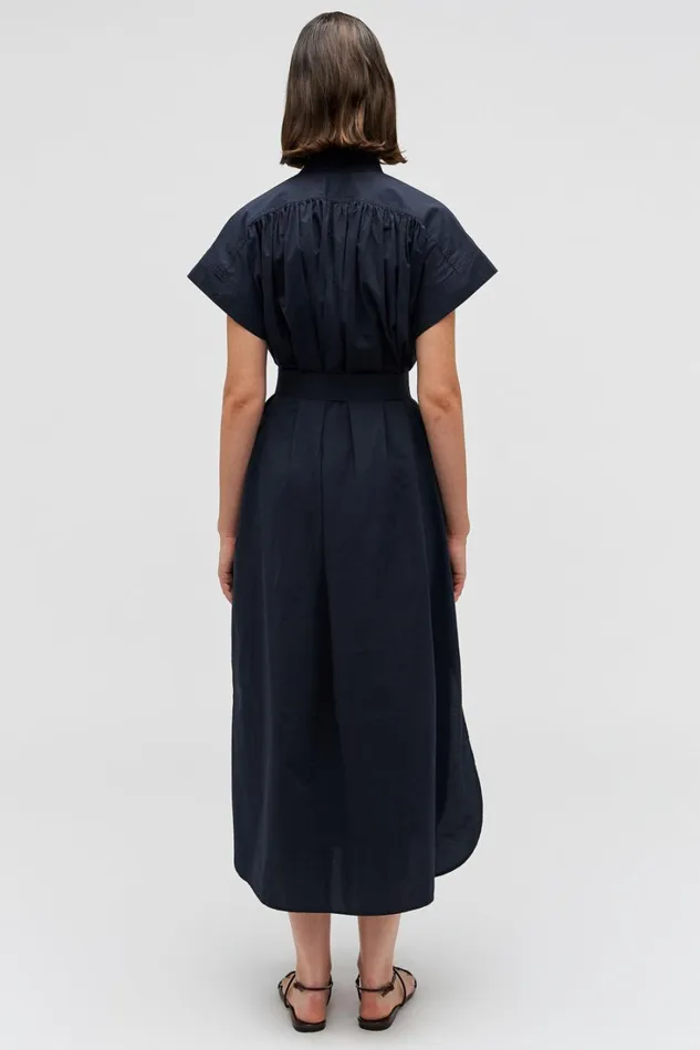 Oroton Rae Gathered Dress North Sea Women Dresses