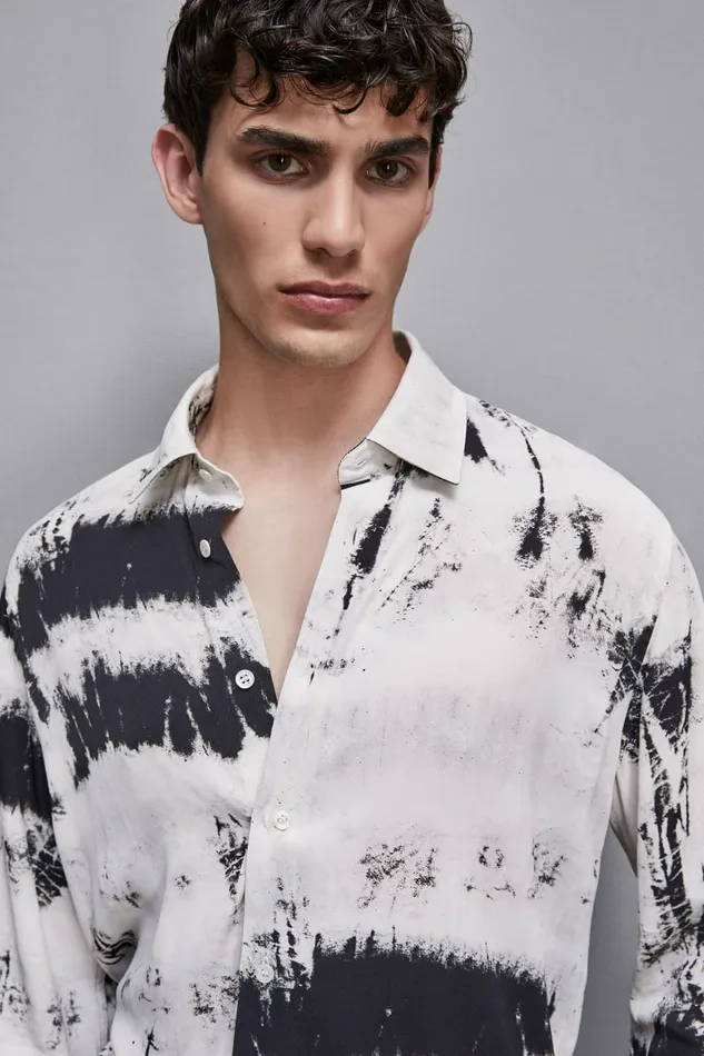 Patrizia Pepe Tops and Shirts Soft Twill Viscose Shirt White 8211 Men