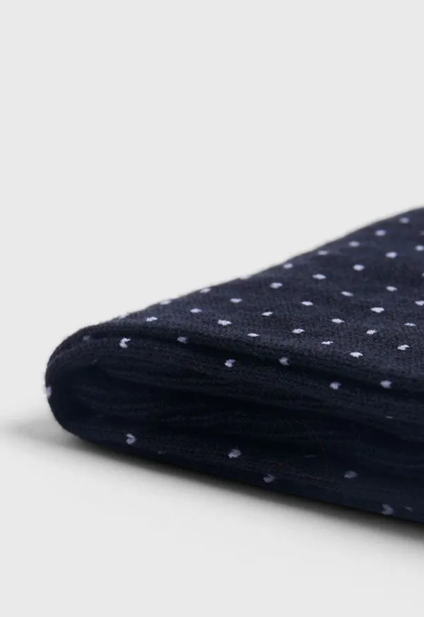 Paulstuart Socks Mens Pindot Dress Sock Black