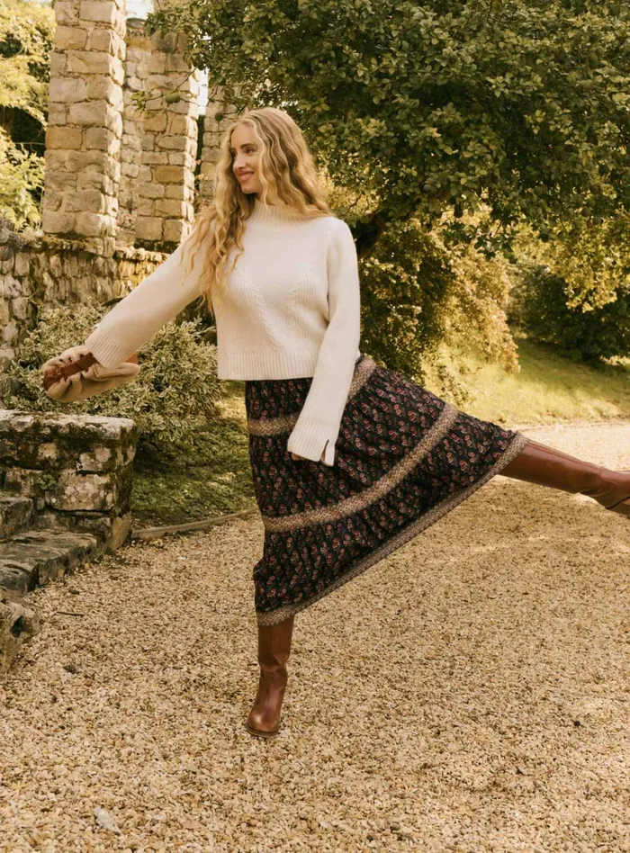 Petite Mendigote Skirts and Shorts Fw24 Jupe Midi Joseline Indian Asphalt 8211 Women Petite Mendigote Skirts and Shorts Fw24 Jupe Midi Joseline Indian Asphalt 8211 Women
