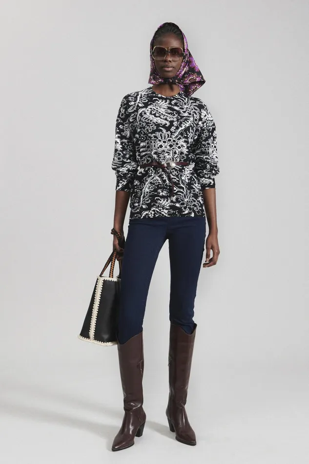 Rachel Comey Knits Women Brise Pullover Black Multi