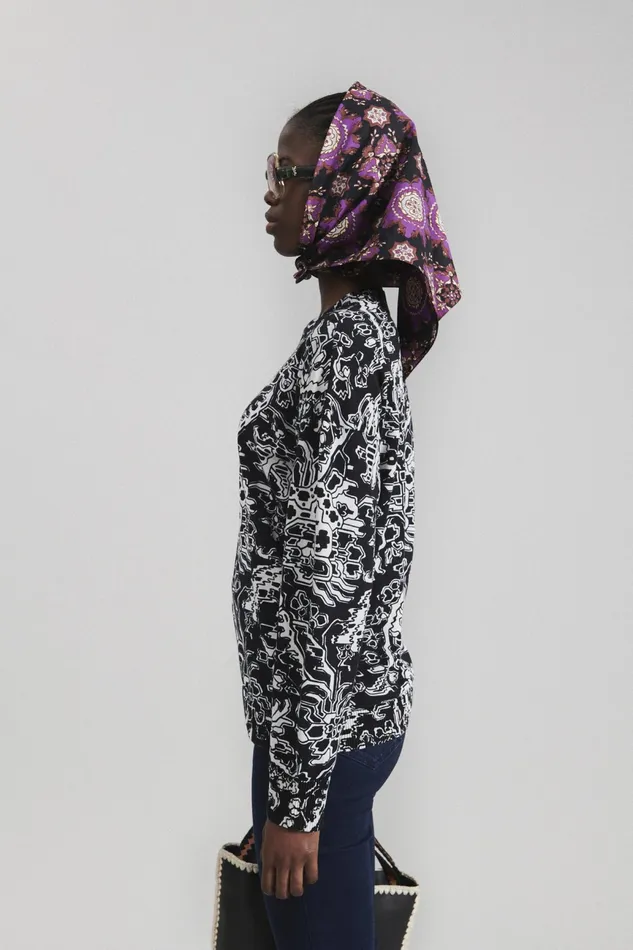 Rachel Comey Knits Women Brise Pullover Black Multi
