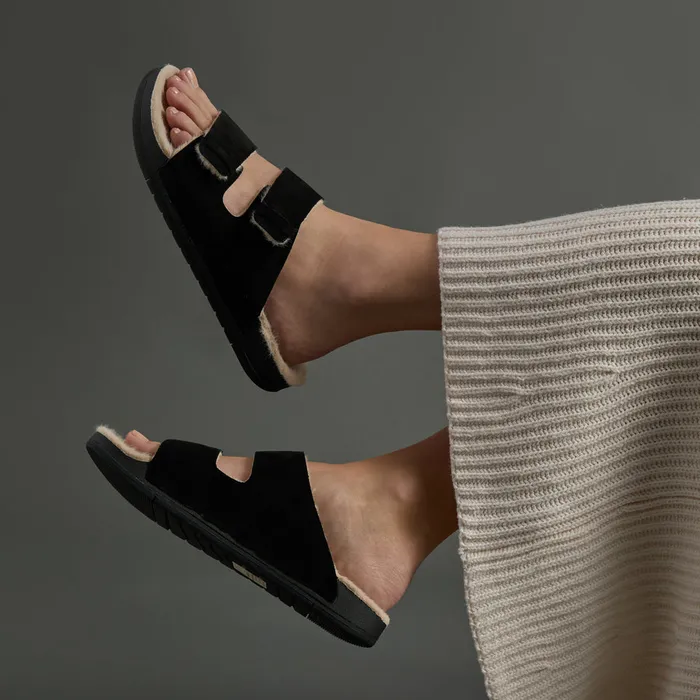 Reef Sandals Ojai Two Bar Cozy Raven 8211 Women