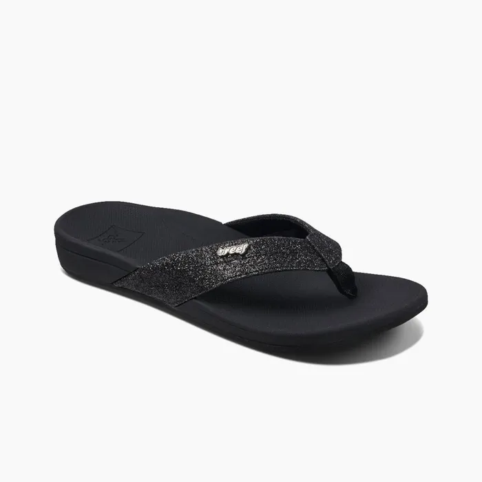 Reef Sandals OrthoSpring Blackblack Glitter 8211 Women