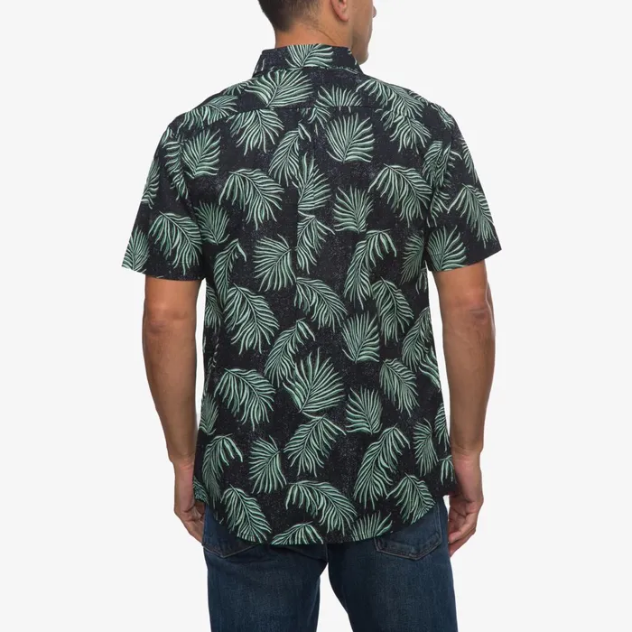Reef TShirts and Shirts Culber Short Sleeve Shirt Caviar 8211 Men