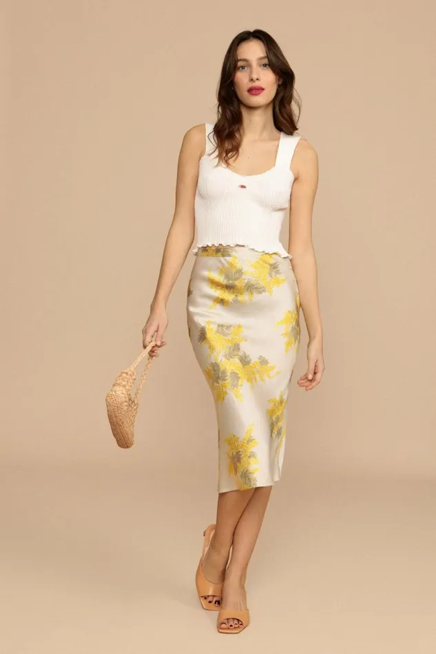 Rouje CARRIE Skirt Creme Mimosa Women Skirts