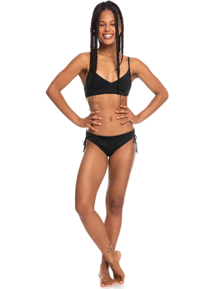 Roxy Bikinis Beach Classics Hipster Bikini Bottoms Anthracite 8211 Women