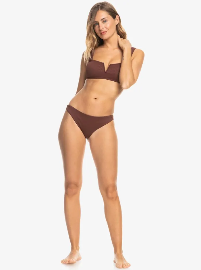 Roxy Bikinis Roxy Love The Coco V Bralette Bikini Top Bitter Chocolate 8211 Women