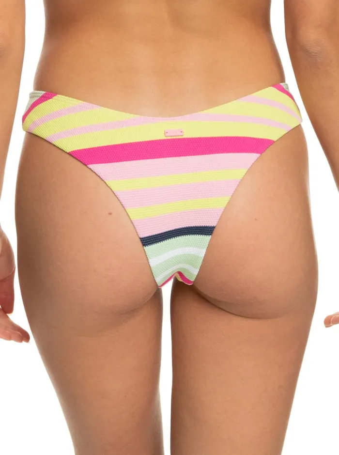 Roxy Bikinis Stripe Soul Cheeky Bikini Bottoms Seacrest Stripe Soul 8211 Women