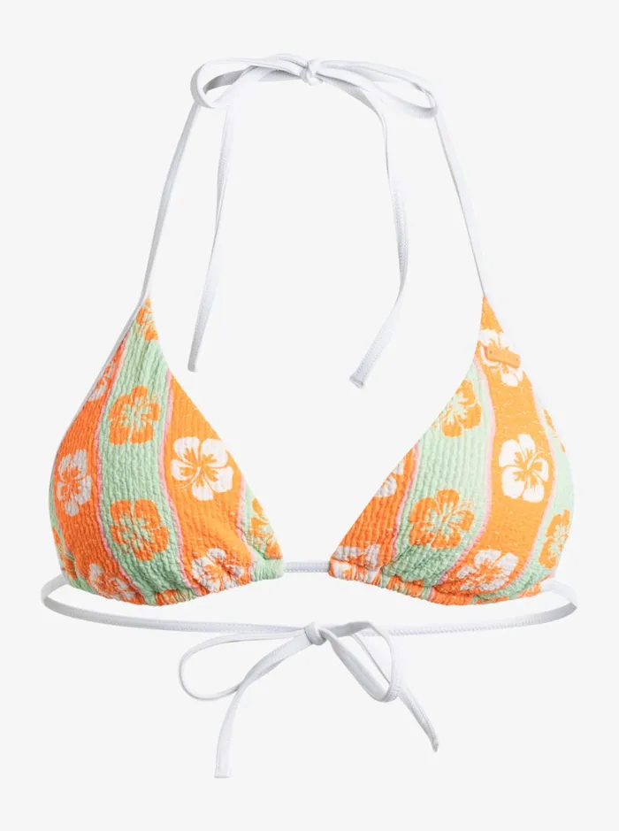 Roxy Bikinis Wavy Babe Tiki Tri Bikini Top Ambroisia Wave Babe Small 8211 Women