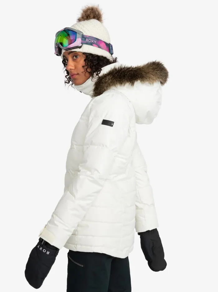 Roxy Snow Jackets Quinn Technical Snow Jacket Egret 8211 Women