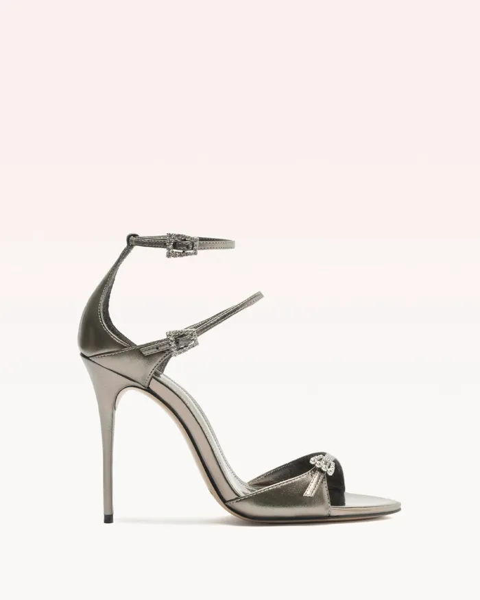 Sandals Women Alexandre Birman Ciara Crystals Pewter