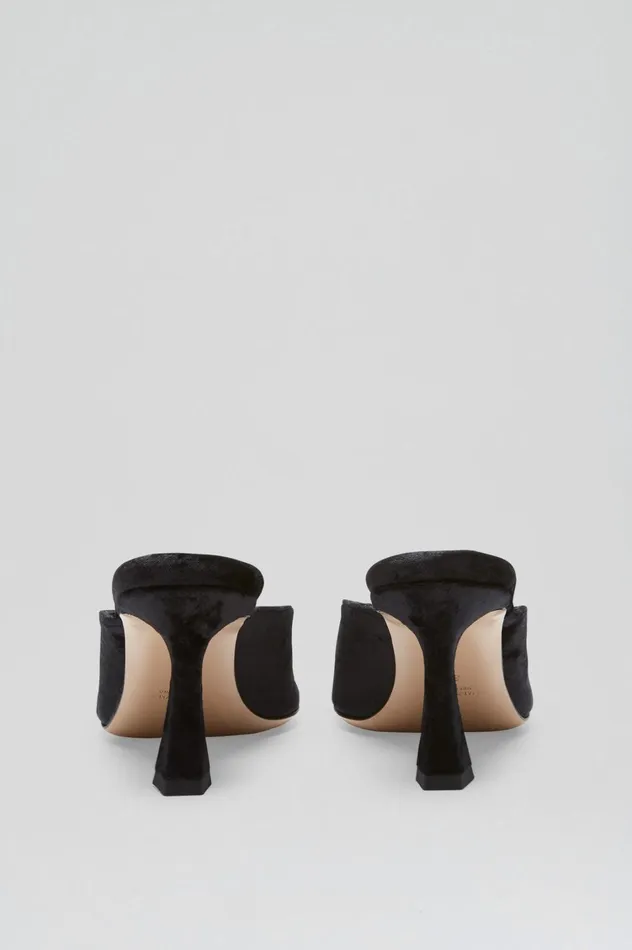 Shoes Women Scanlan Theodore VELVET MULE 75 Black