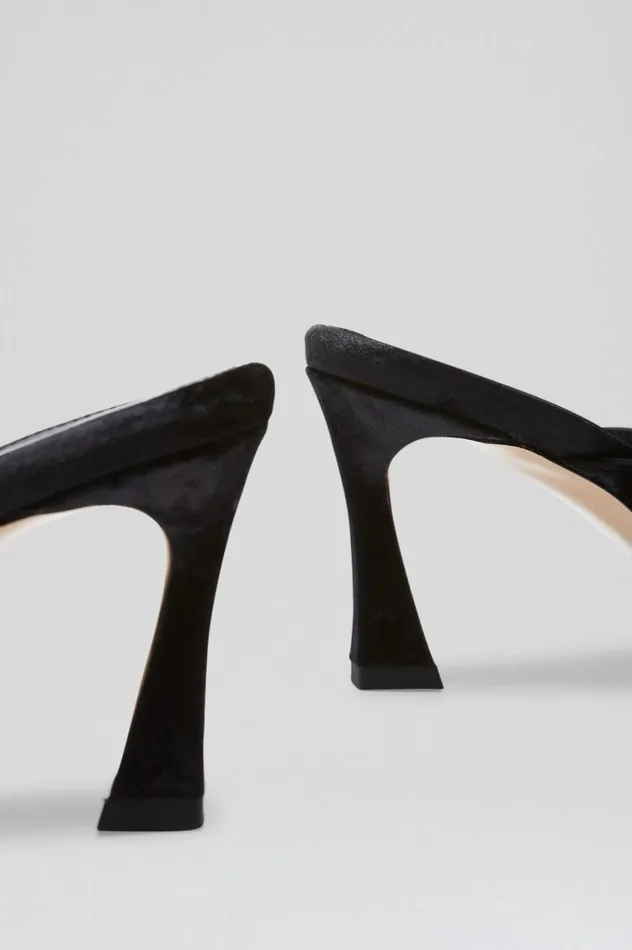 Shoes Women Scanlan Theodore VELVET MULE 75 Black