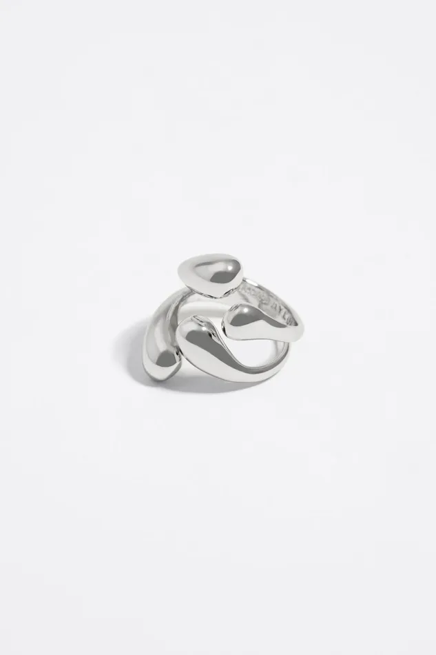 Silver Flower Ring Silver Women Bimba Y Lola Jewelry