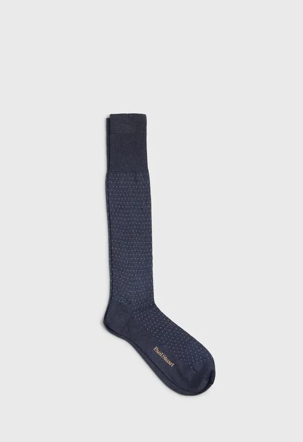 Socks Paulstuart Mens Pindot Dress Sock Black