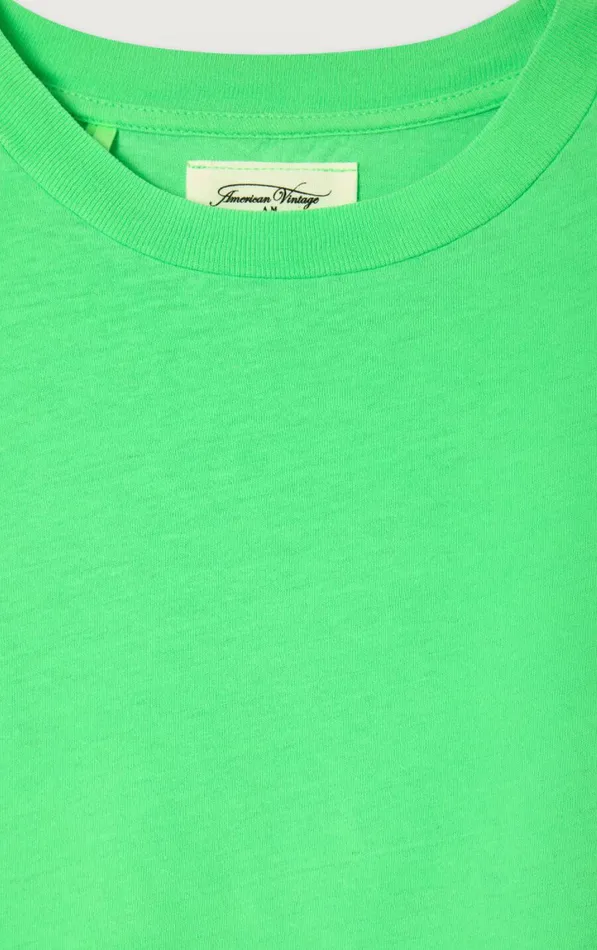 TShirt Gamipy Flashy Green Kids American Vintage Long Sleeve TShirts