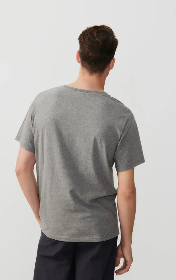 TShirt Vupaville Heather Grey Men American Vintage Short Sleeve TShirts