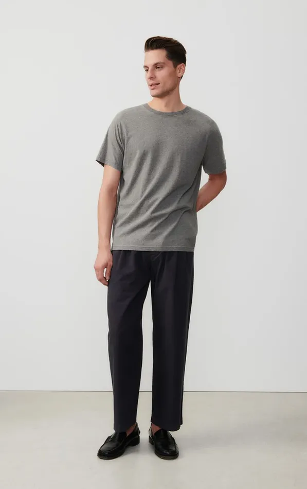 TShirt Vupaville Heather Grey Men American Vintage Short Sleeve TShirts