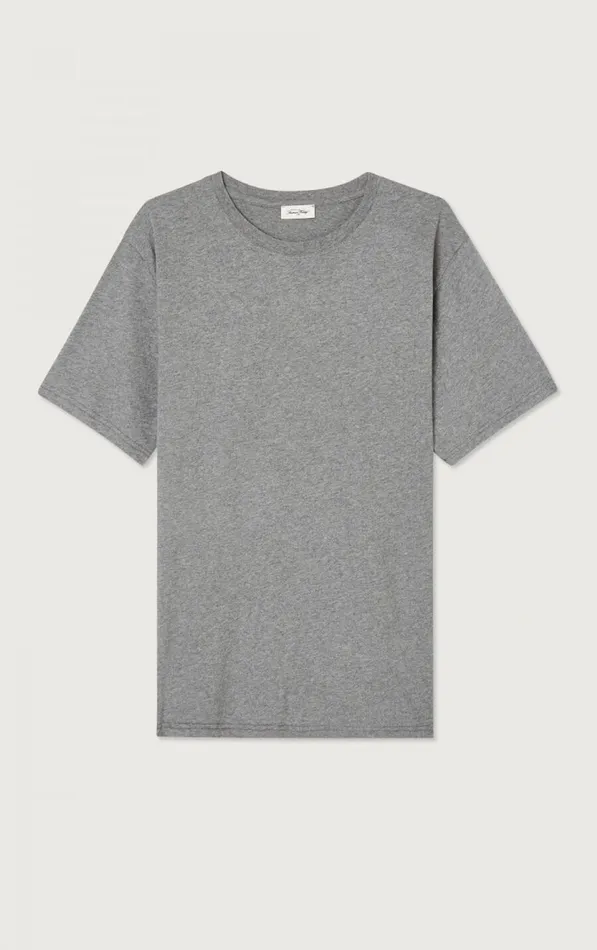 TShirt Vupaville Heather Grey Men American Vintage Short Sleeve TShirts