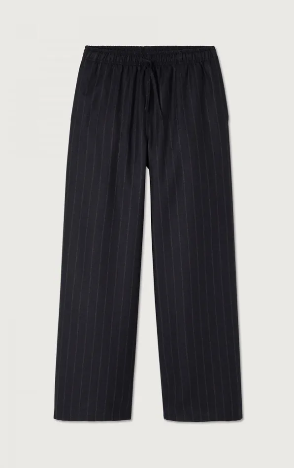 Trousers Dirow Navy Stripes Women American Vintage Trousers