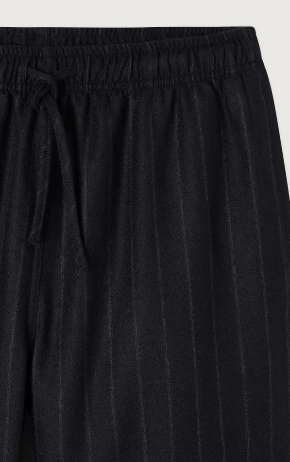 Trousers Dirow Navy Stripes Women American Vintage Trousers