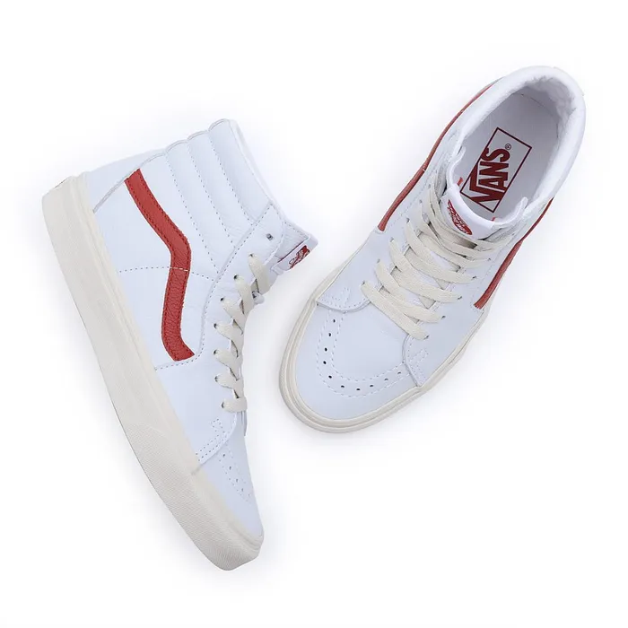 Vans Classics Women Vintage Pop Sk8Hi Shoes Red