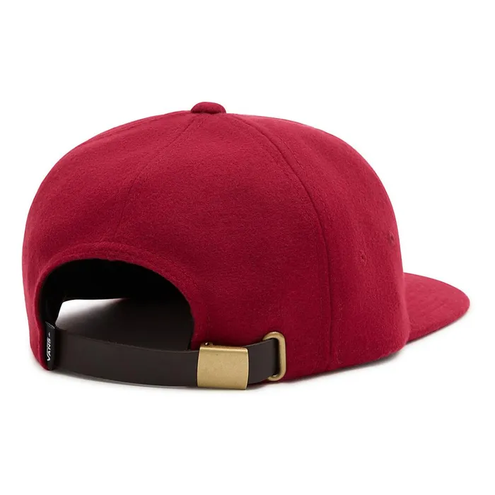 Vans Hats and Beanies Men Script Jockey Hat Red