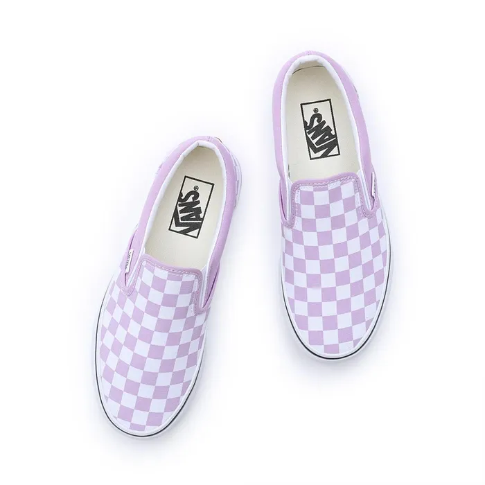 Vans Slipon Shoes Men Color Theory Classic SlipOn Shoes Purple