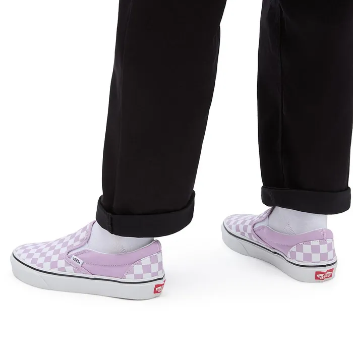 Vans Slipon Shoes Men Color Theory Classic SlipOn Shoes Purple