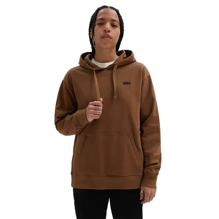 Vans View All Women Flying V Boyfriend Fit Pullover Hoodie Brown