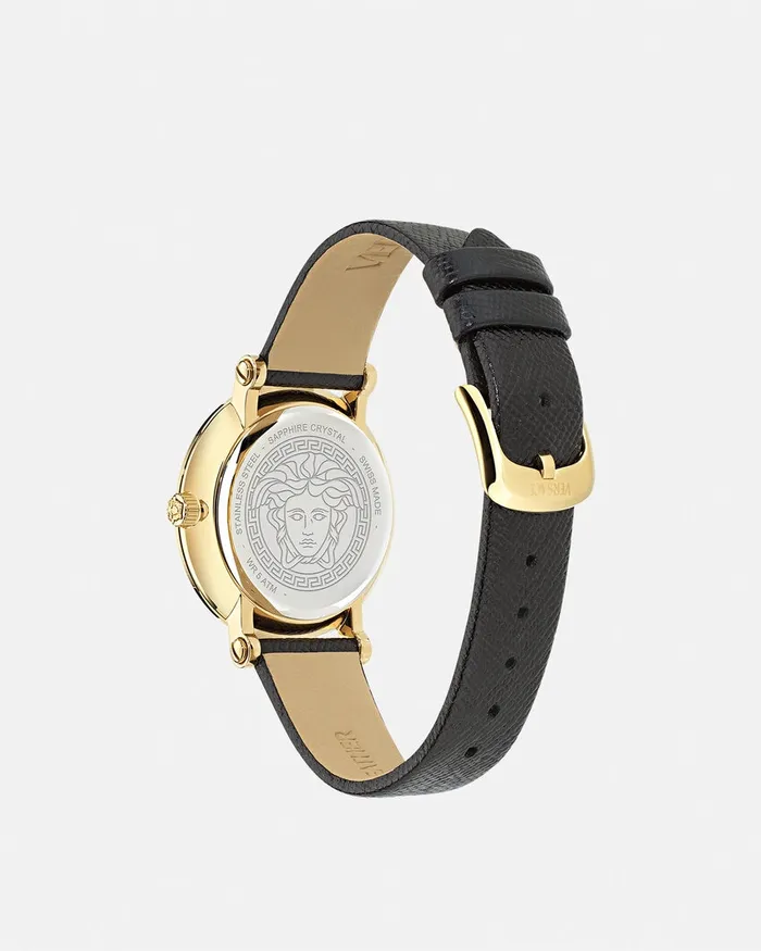 Versace Greca Sphere Watch Black Women Watches