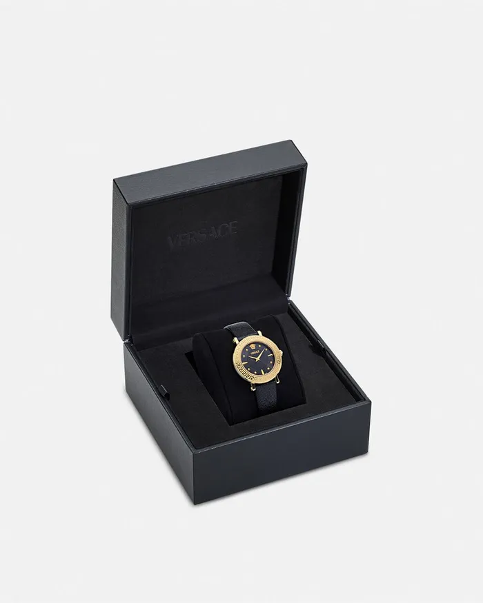 Versace Greca Sphere Watch Black Women Watches