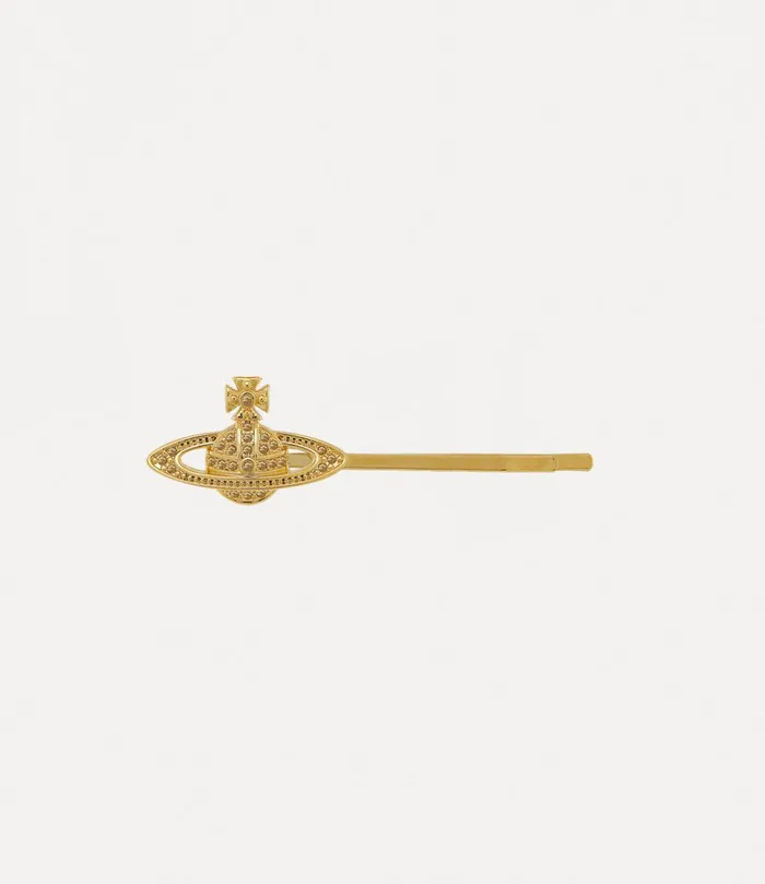 Vivienne Westwood Other Jewellery Women Mini Bas Relief Bobby Pin Gold Light Colorado Topaz Crystal