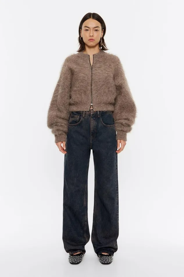 WIDE LEG 8211 Greyblue Jeans Grey Blue Women Bimba Y Lola Trousers