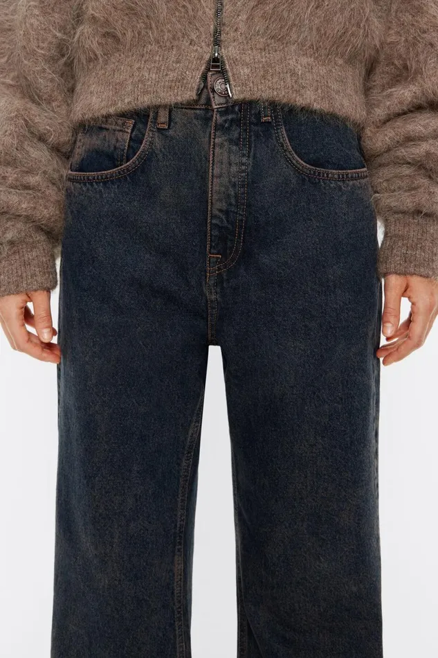 WIDE LEG 8211 Greyblue Jeans Grey Blue Women Bimba Y Lola Trousers