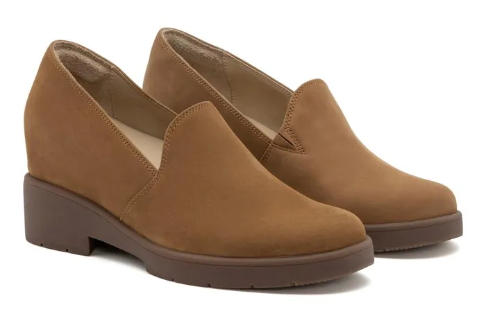 Women ABEO Footwear Dress Horizon Slip On Tan Nubuck Women ABEO Footwear Dress Horizon Slip On Tan Nubuck
