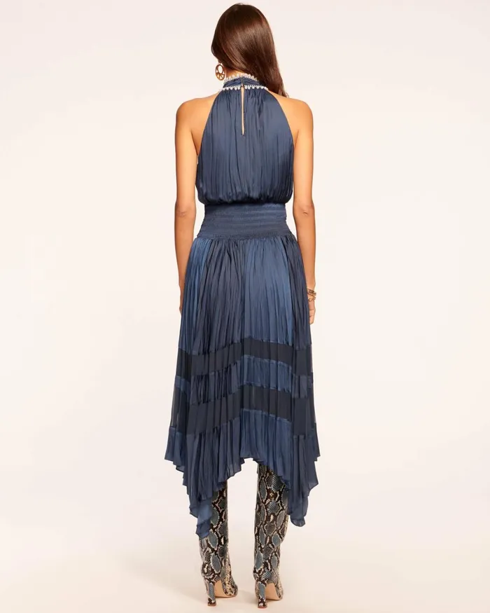 Women Alora Embellished Midi Dress Navy Ramy Brook Dresses Women Alora Embellished Midi Dress Navy Ramy Brook Dresses