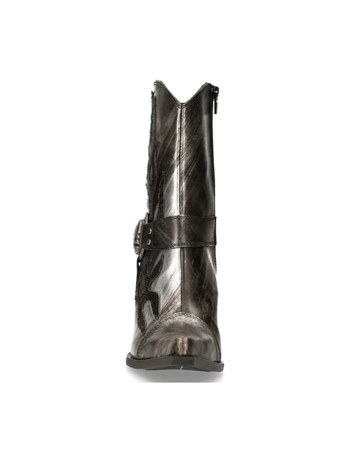 Women Ankle Boot Bull M7919bC11 New Rock Heels