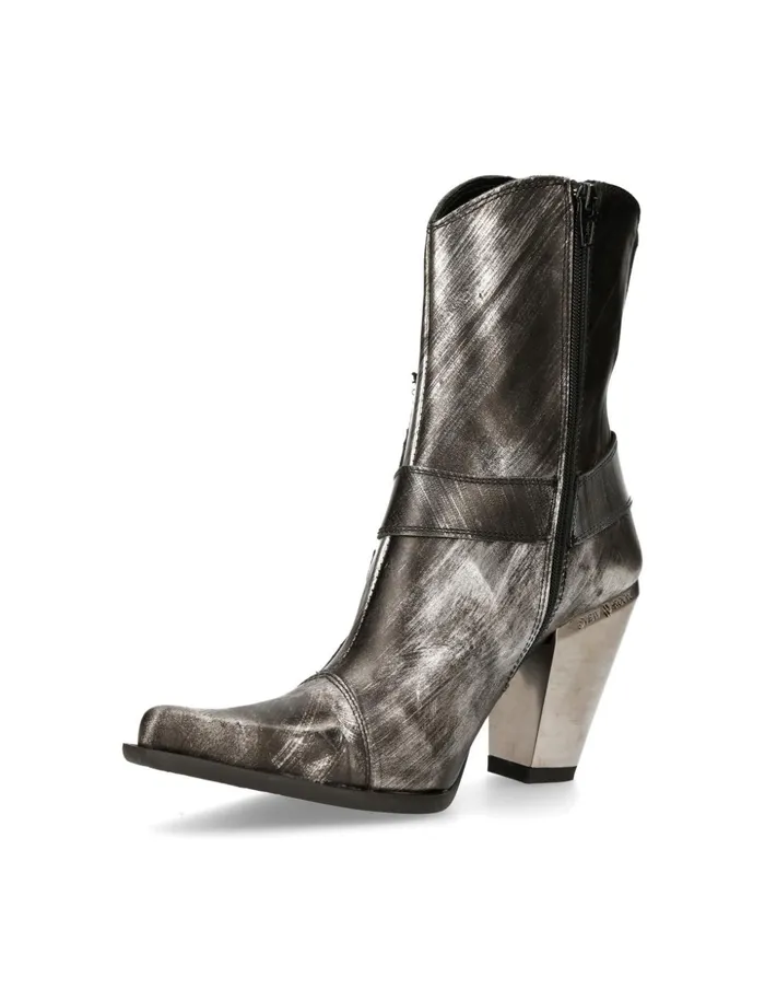 Women Ankle Boot Bull M7919bC11 New Rock Heels
