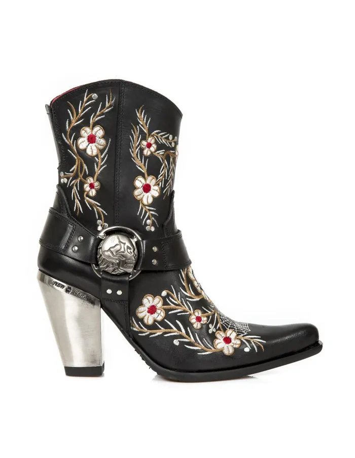 Women Ankle Boot Bull MBull007C1 New Rock Heels
