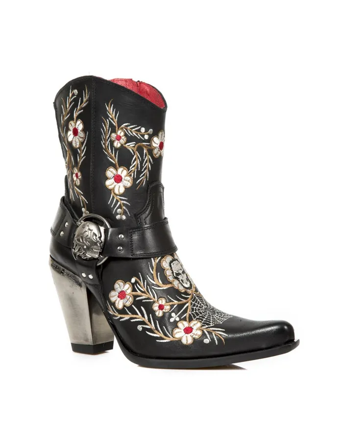 Women Ankle Boot Bull MBull007C1 New Rock Heels