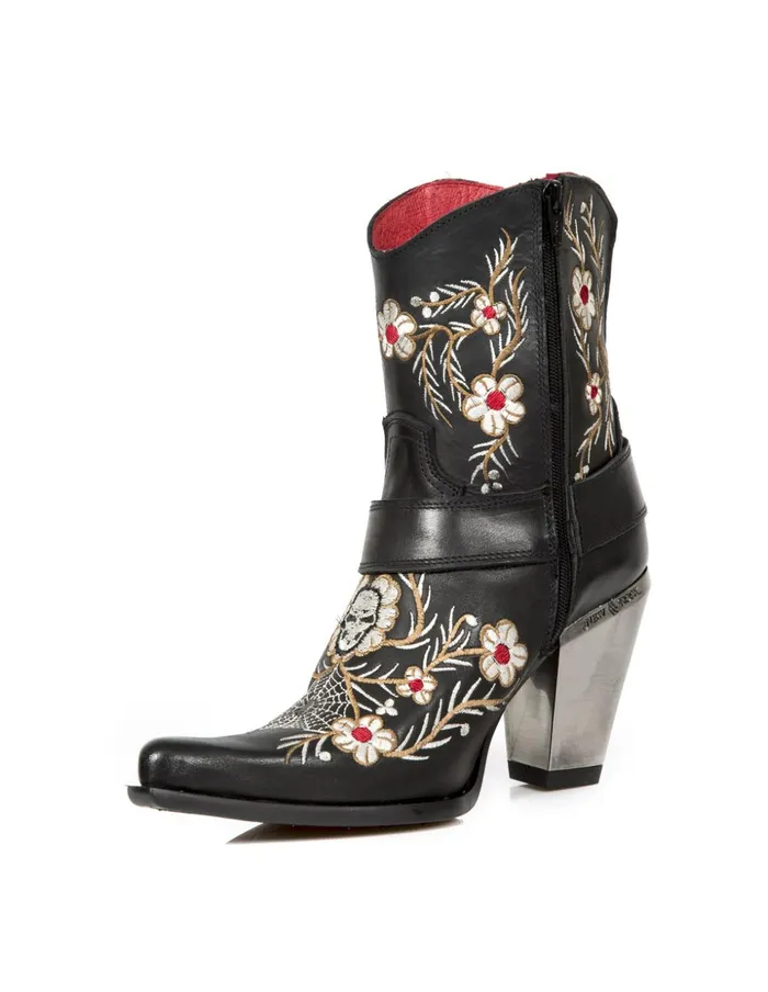 Women Ankle Boot Bull MBull007C1 New Rock Heels