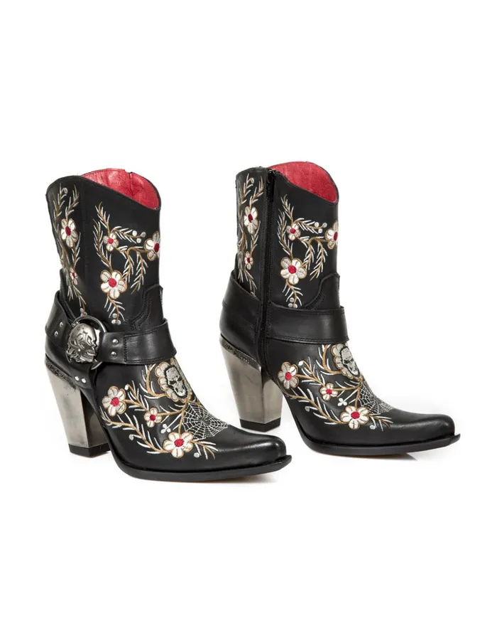 Women Ankle Boot Bull MBull007C1 New Rock Heels